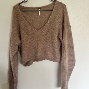 Cropped sweater- Free People.